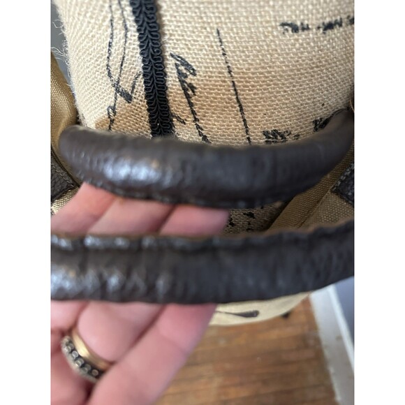 Retro Leather Military Canvas Messenger Bag Shoulder Bags Crossbody Bag - Picture 7 of 10